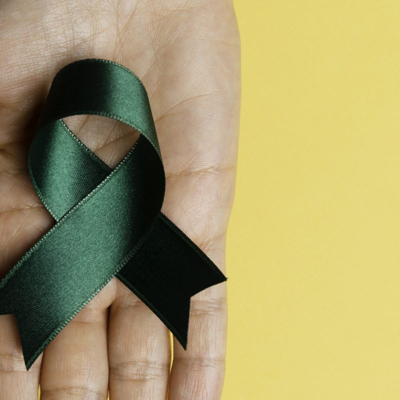 Green Awareness Ribbon - Celebrating Mental Health Awareness Month