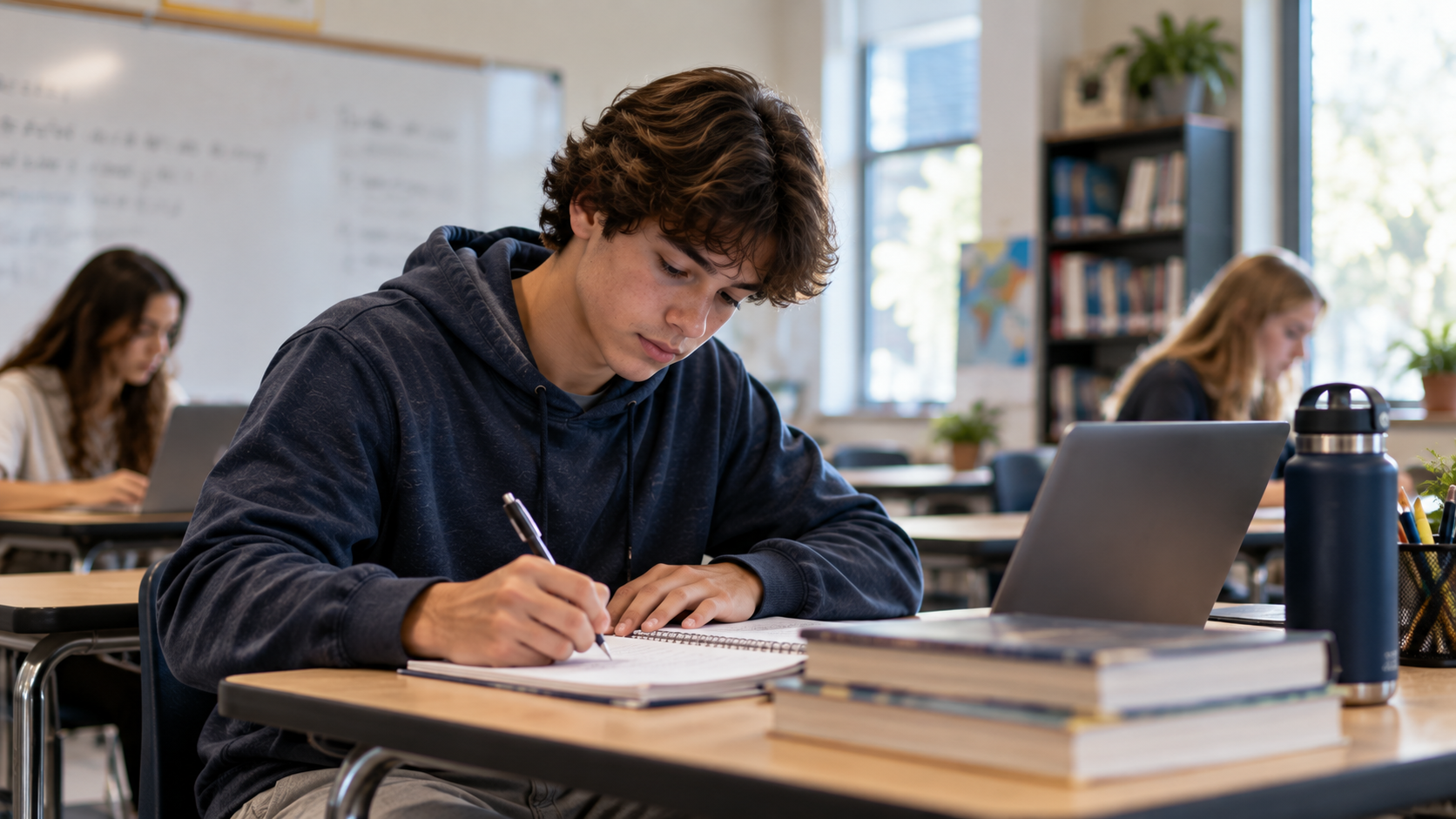 Teen receiving school accommodations for anxiety