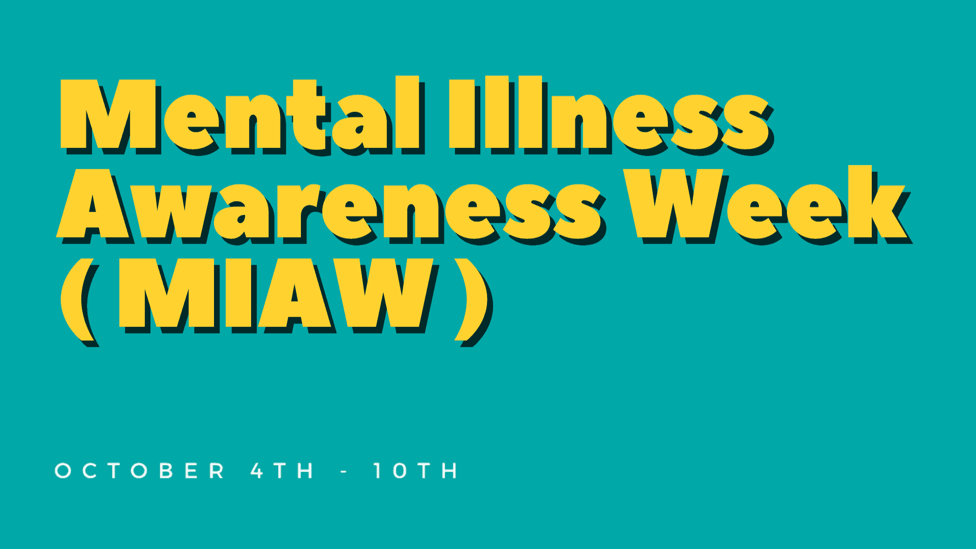 7 Mental Health Conditions to Learn for Every Day of MIAW